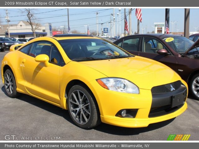 2009 Mitsubishi Eclipse GT Coupe in Solar Satin Yellow