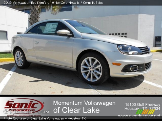 2012 Volkswagen Eos Komfort in White Gold Metallic