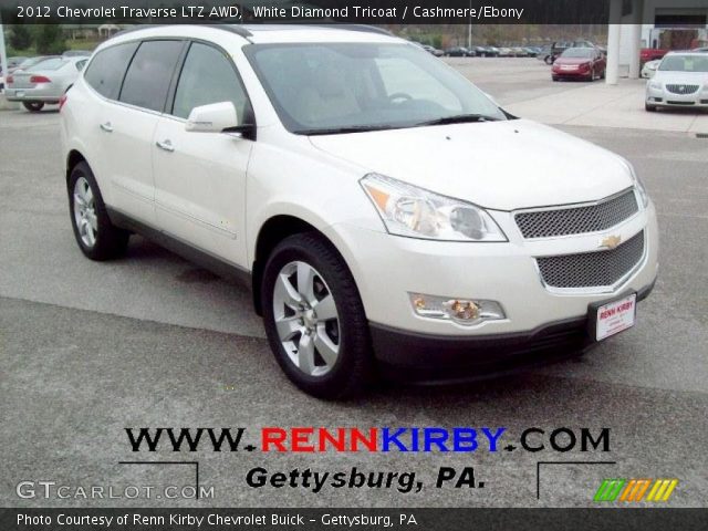 2012 Chevrolet Traverse LTZ AWD in White Diamond Tricoat