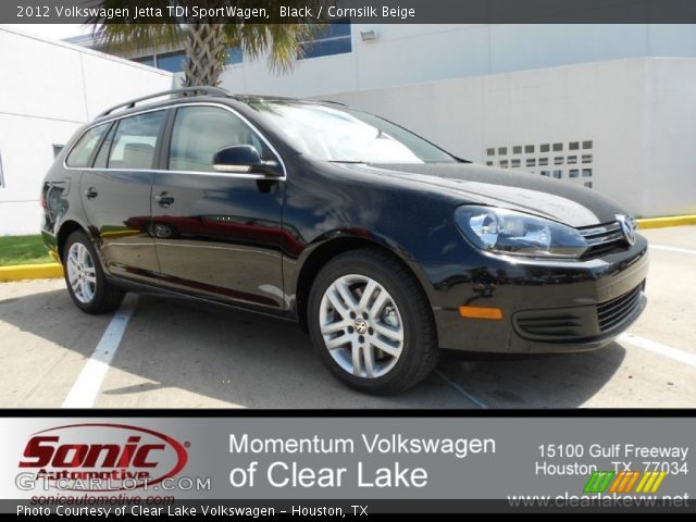 2012 Volkswagen Jetta TDI SportWagen in Black