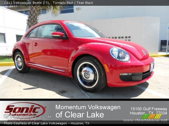 2012 Volkswagen Beetle 2.5L in Tornado Red