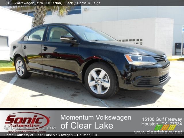 2012 Volkswagen Jetta TDI Sedan in Black