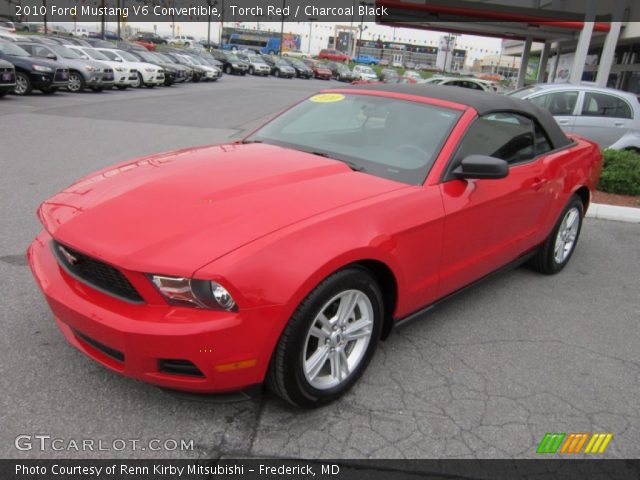 2010 Ford Mustang V6 Convertible in Torch Red