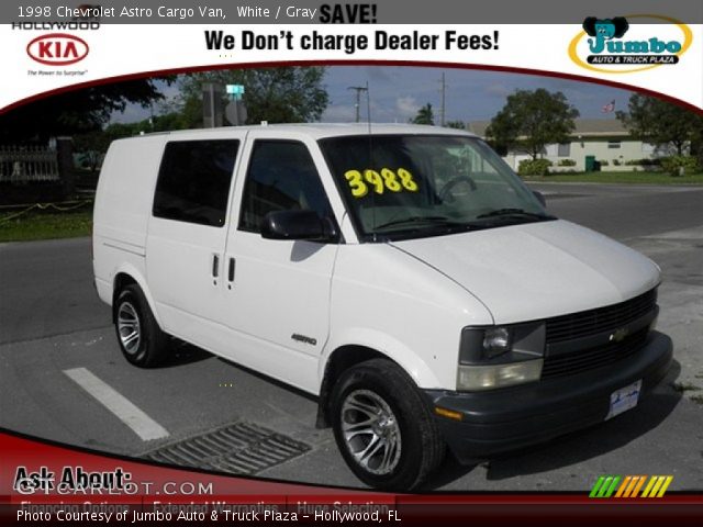 1998 Chevrolet Astro Cargo Van in White