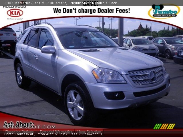 2007 Mercedes-Benz ML 500 4Matic in Iridium Silver Metallic