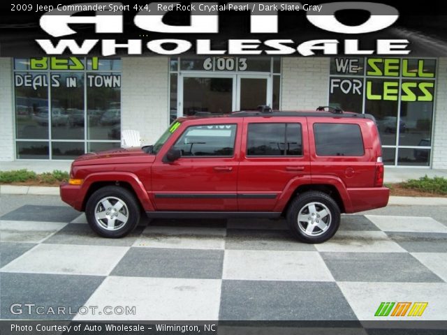 2009 Jeep Commander Sport 4x4 in Red Rock Crystal Pearl
