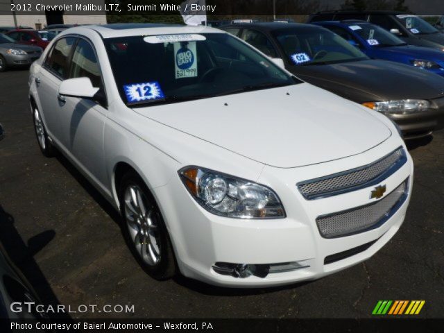 2012 Chevrolet Malibu LTZ in Summit White