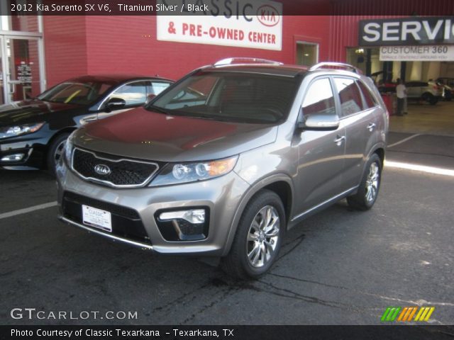 2012 Kia Sorento SX V6 in Titanium Silver