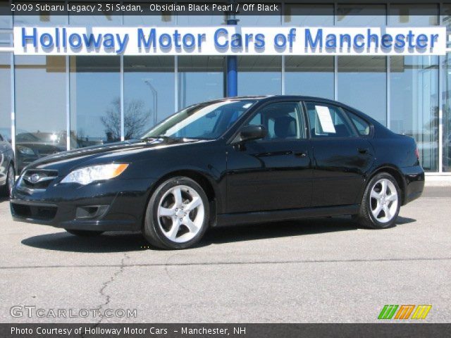 2009 Subaru Legacy 2.5i Sedan in Obsidian Black Pearl