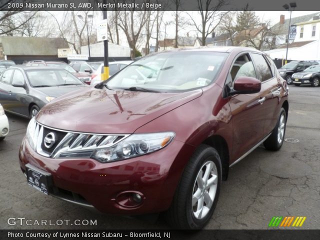 2009 Nissan Murano SL AWD in Merlot Metallic