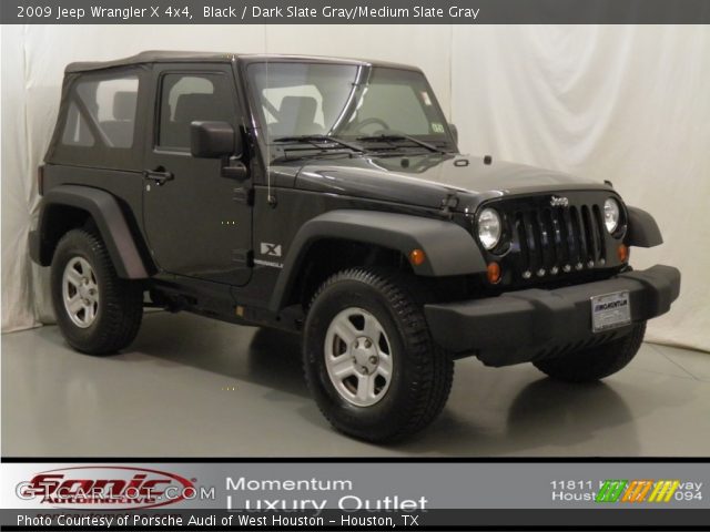 2009 Jeep Wrangler X 4x4 in Black