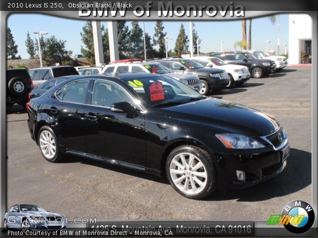 2010 Lexus IS 250 in Obsidian Black