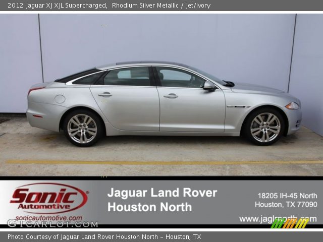 2012 Jaguar XJ XJL Supercharged in Rhodium Silver Metallic