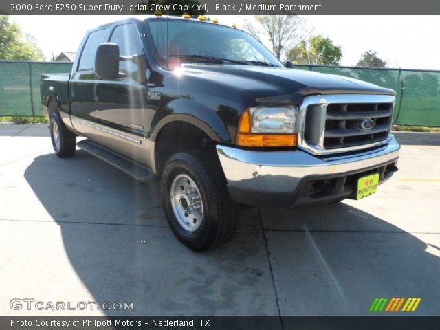 2000 Ford F250 Super Duty Lariat Crew Cab 4x4 in Black