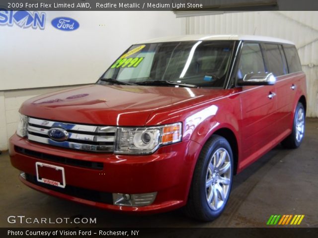 2009 Ford Flex Limited AWD in Redfire Metallic