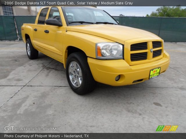 2006 Dodge Dakota SLT Sport Quad Cab in Solar Yellow