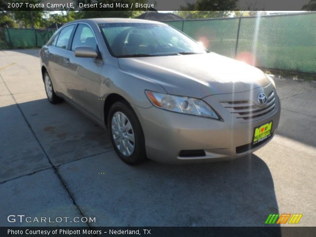 2007 Toyota Camry LE in Desert Sand Mica