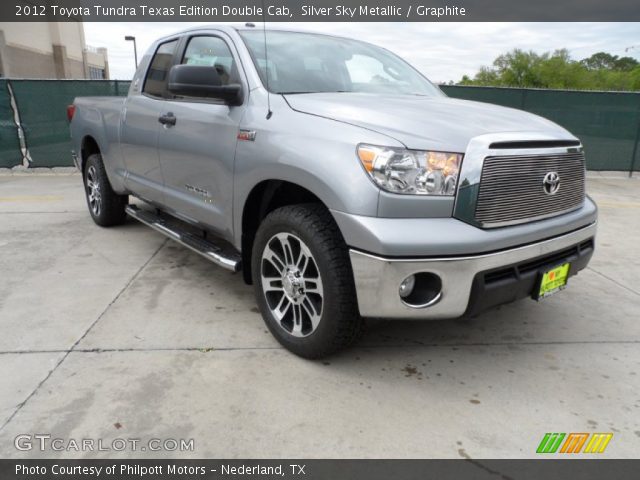 2012 Toyota Tundra Texas Edition Double Cab in Silver Sky Metallic