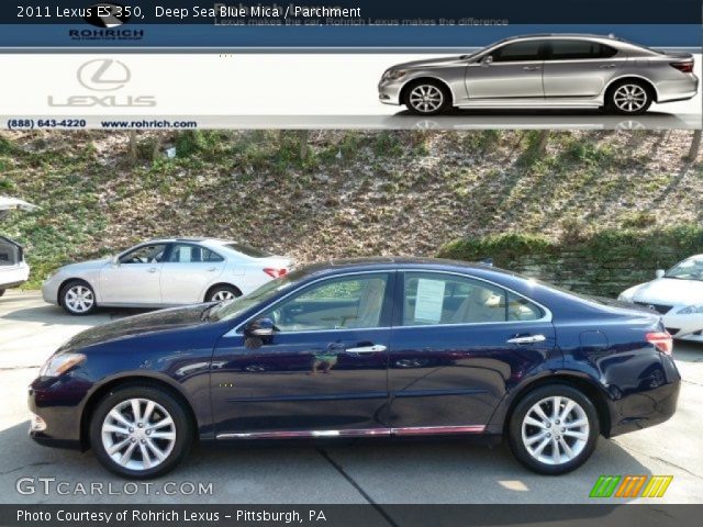 2011 Lexus ES 350 in Deep Sea Blue Mica
