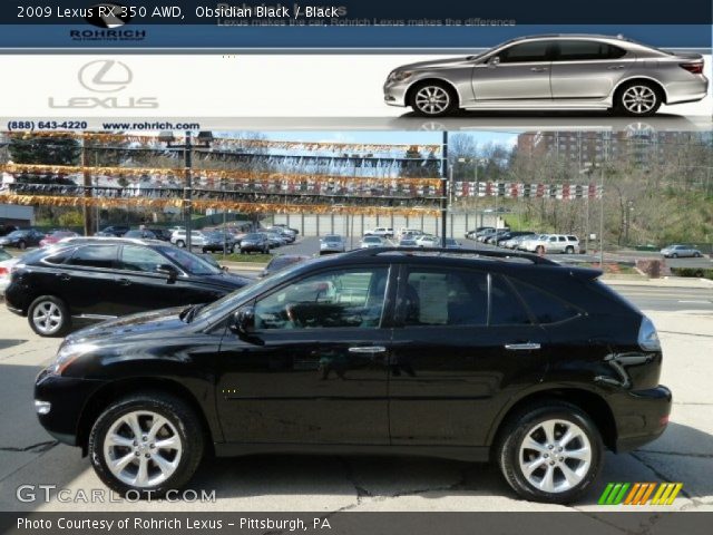 2009 Lexus RX 350 AWD in Obsidian Black