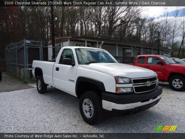 2006 Chevrolet Silverado 2500HD Work Truck Regular Cab 4x4 in Summit White