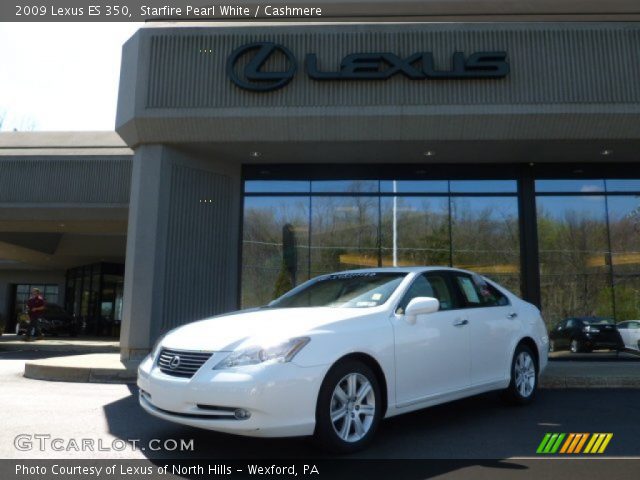 2009 Lexus ES 350 in Starfire Pearl White