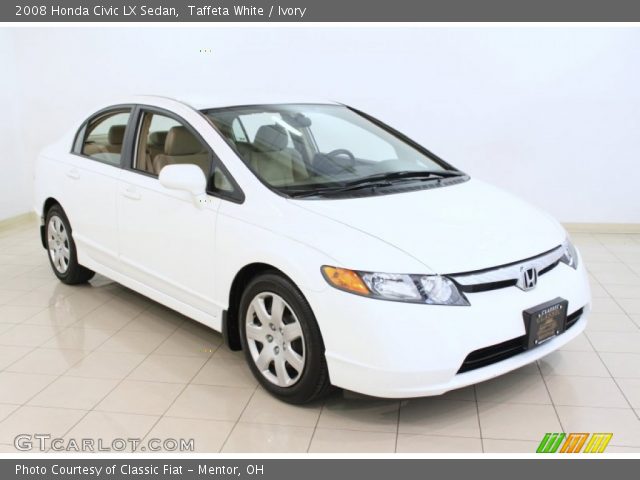 2008 Honda Civic LX Sedan in Taffeta White