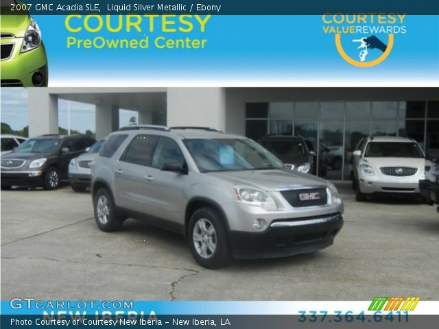 2007 GMC Acadia SLE in Liquid Silver Metallic