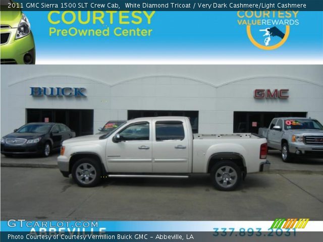 2011 GMC Sierra 1500 SLT Crew Cab in White Diamond Tricoat