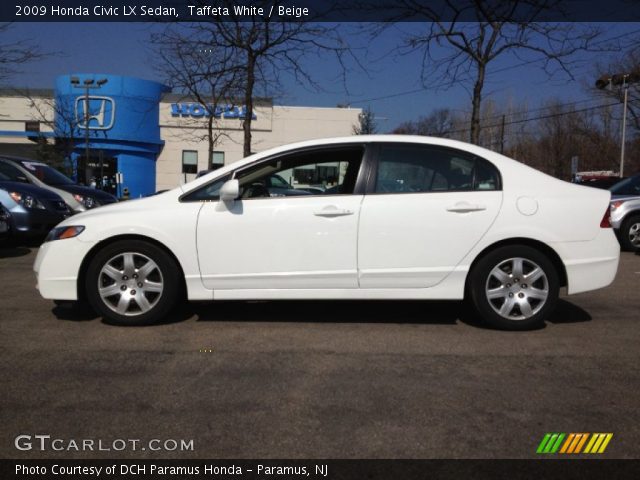 2009 Honda Civic LX Sedan in Taffeta White