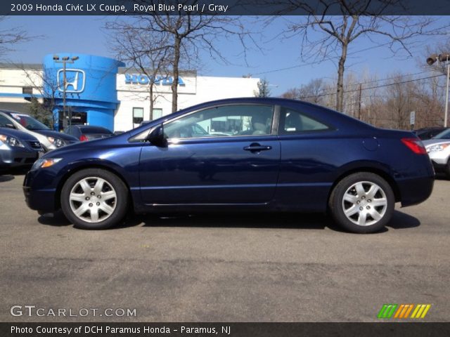 2009 Honda Civic LX Coupe in Royal Blue Pearl