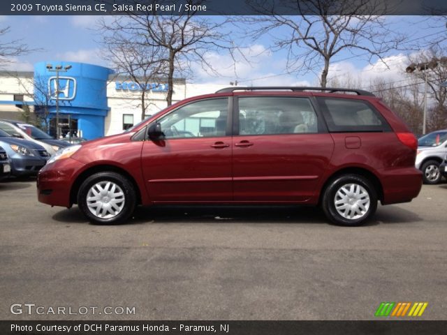 2009 Toyota Sienna CE in Salsa Red Pearl
