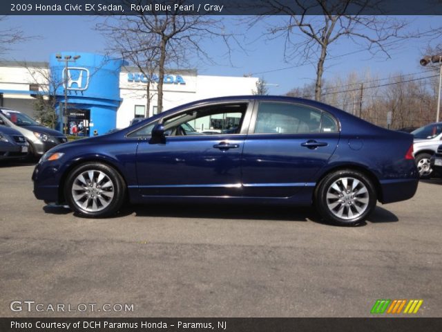 2009 Honda Civic EX Sedan in Royal Blue Pearl