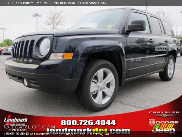 2012 Jeep Patriot Latitude in True Blue Pearl