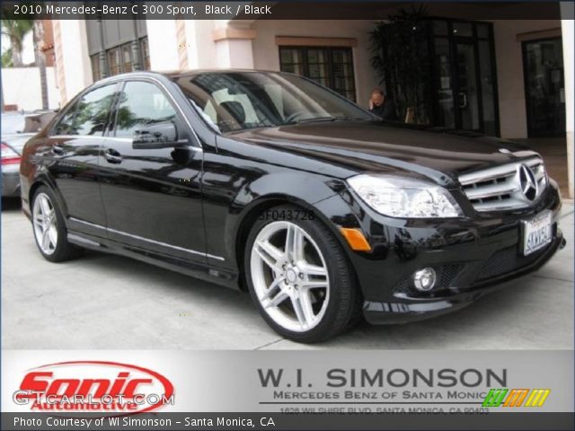 2010 Mercedes-Benz C 300 Sport in Black