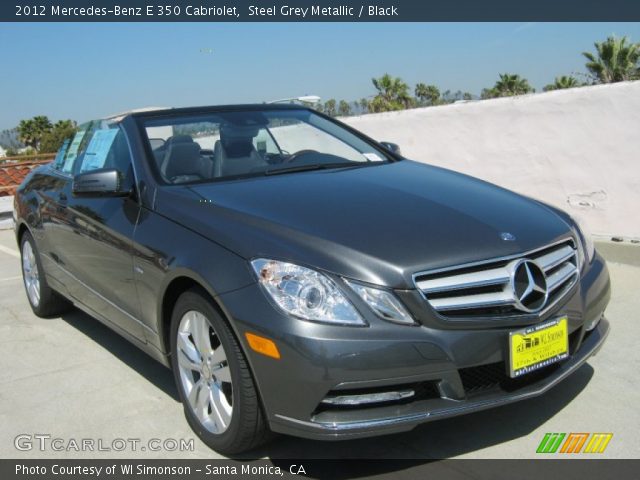 2012 Mercedes-Benz E 350 Cabriolet in Steel Grey Metallic