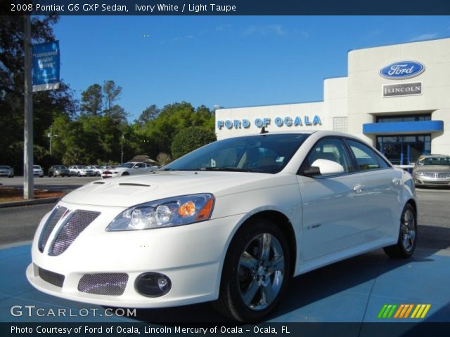 2008 Pontiac G6 GXP Sedan in Ivory White