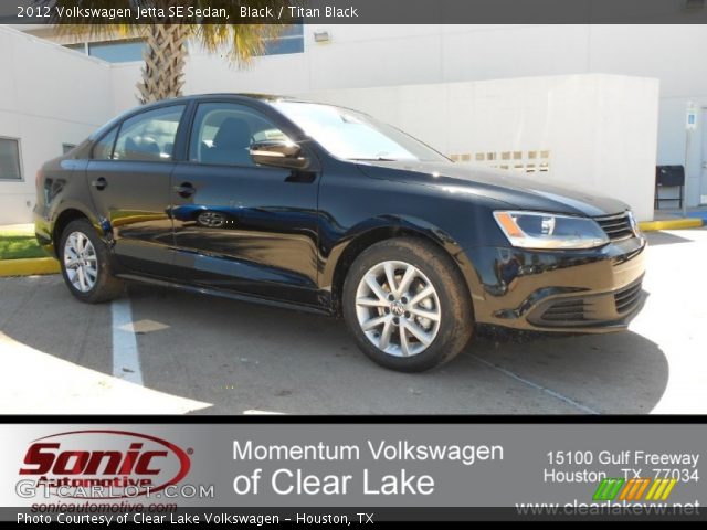 2012 Volkswagen Jetta SE Sedan in Black