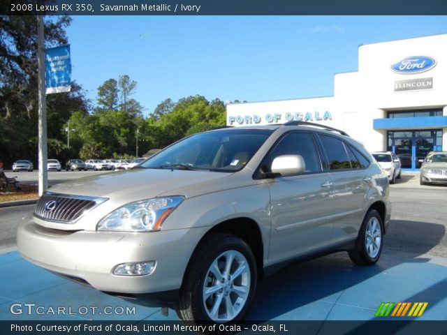 2008 Lexus RX 350 in Savannah Metallic
