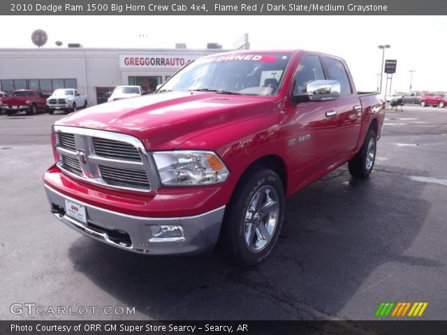 2010 Dodge Ram 1500 Big Horn Crew Cab 4x4 in Flame Red