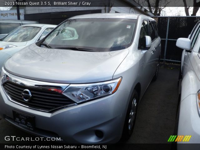 2011 Nissan Quest 3.5 S in Brilliant Silver