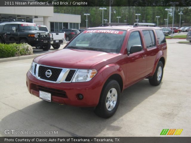 2011 Nissan Pathfinder S in Red Brick