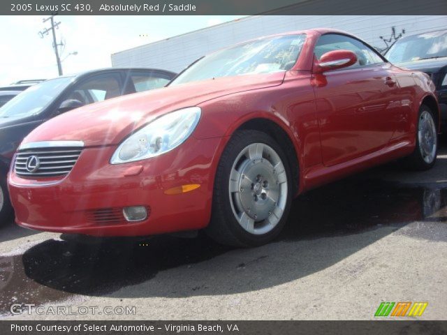 2005 Lexus SC 430 in Absolutely Red