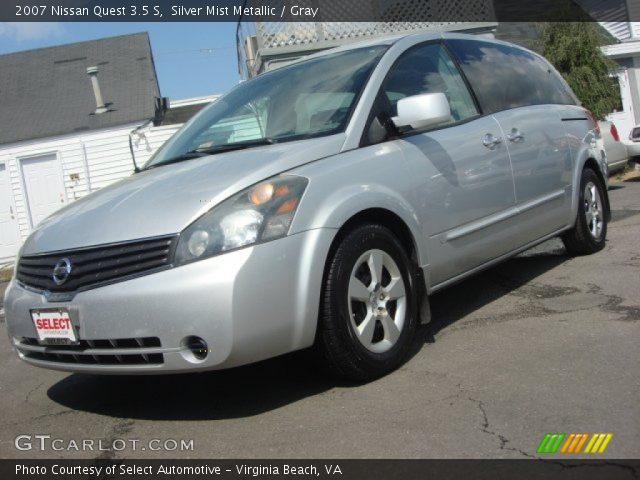 2007 Nissan Quest 3.5 S in Silver Mist Metallic