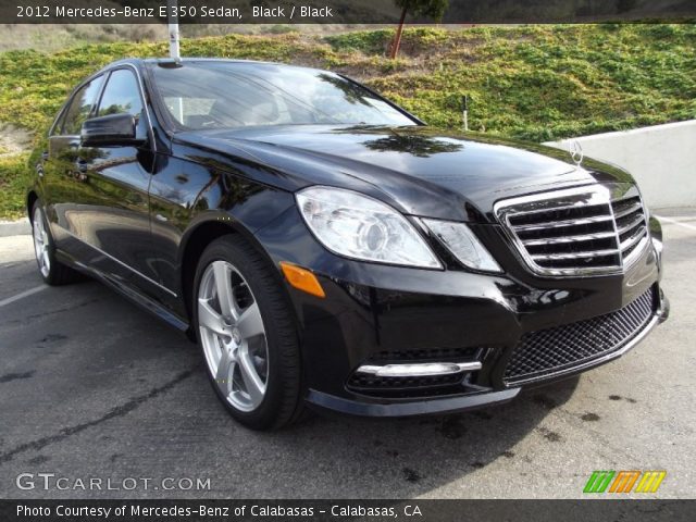 2012 Mercedes-Benz E 350 Sedan in Black