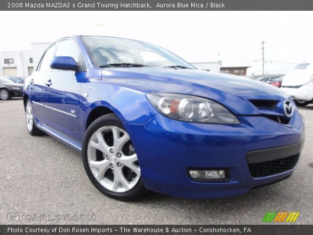 2008 Mazda MAZDA3 s Grand Touring Hatchback in Aurora Blue Mica
