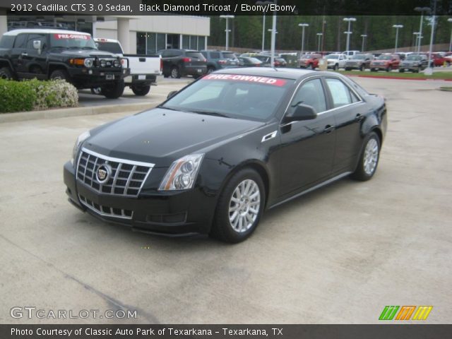 2012 Cadillac CTS 3.0 Sedan in Black Diamond Tricoat