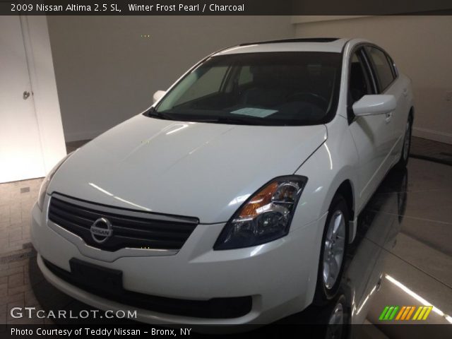 2009 Nissan Altima 2.5 SL in Winter Frost Pearl