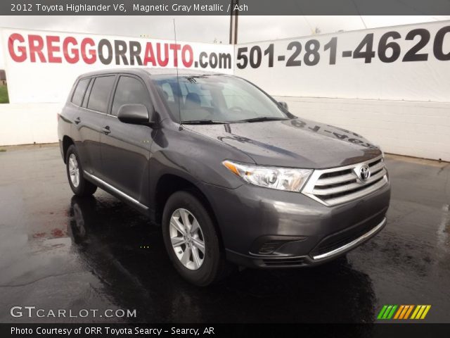 2012 Toyota Highlander V6 in Magnetic Gray Metallic