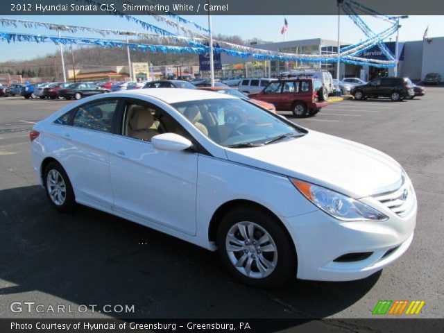 2012 Hyundai Sonata GLS in Shimmering White
